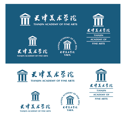 天津美术学院logo,天津美术学院,logo,标志,校徽,标志组合,天津美院