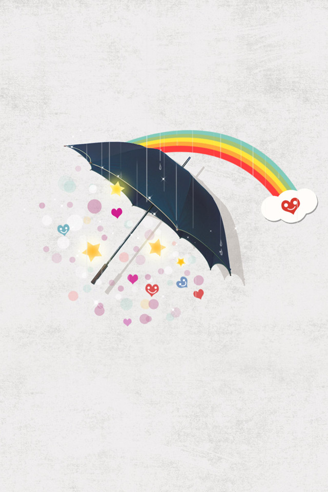 心雨 心情系列高清iPhone 4s壁纸下载640x960