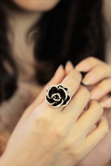  唯美图片饰品纤纤素指时尚简约韩流女式戒指唯美