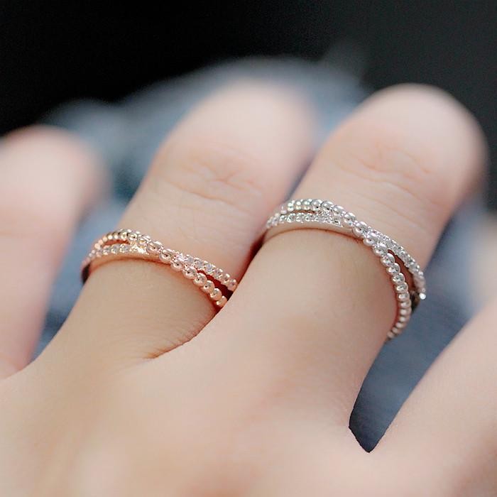 唯美图片饰品纤纤素指时尚简约韩流女式戒指唯美