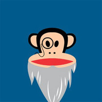 个性大嘴猴可爱卡通头像