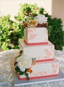  美轮美奂婚礼蛋糕唯美图图片