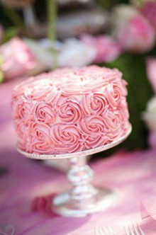  甜蜜的美好    唯美浪漫婚礼蛋糕图片