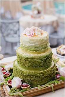  蛋糕的温情创意婚礼唯美蛋糕