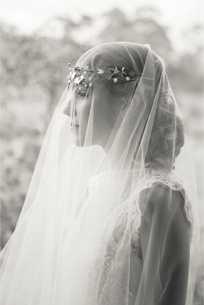 掀起你的盖头来    唯美圣洁的新娘头纱图片