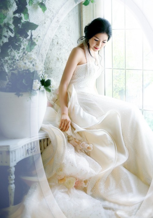 最美的时刻   唯美浪漫新娘婚纱图片