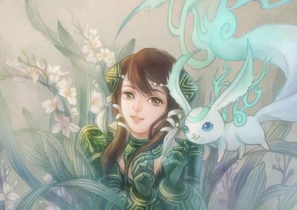 麒缘kylin唯美插画欣赏