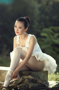  芭蕾女孩唯美图片