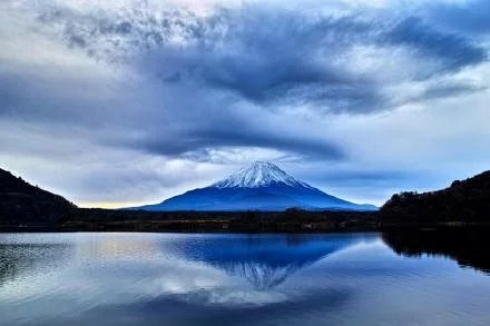 富士山的唯美摄影