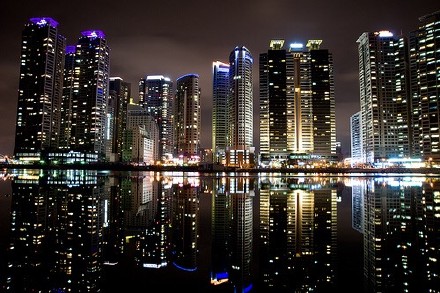 唯美的城市夜景摄影