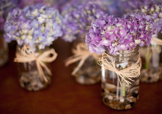 唯美紫色主题婚礼细节美图图片