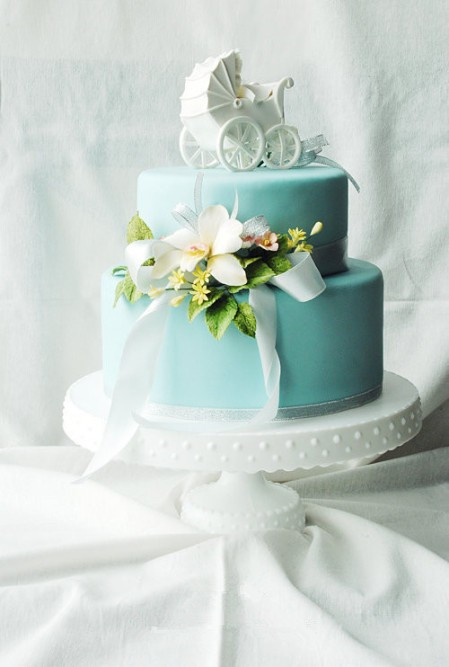 甜蜜的幸福    唯美浪漫清新的婚礼蛋糕图片