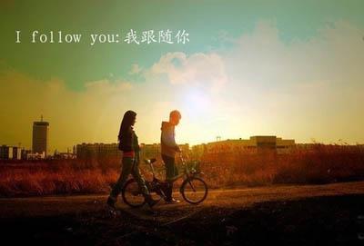 关于I和you，让人感动的句子图片