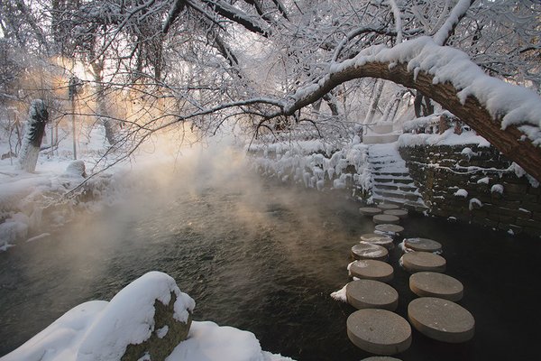 好美的下雪天唯美雪景图片