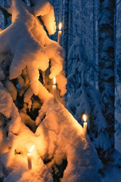 风雪夜归人谁为你点亮一盏心灯唯美意境图片