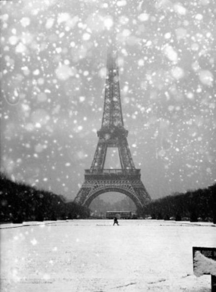 冬天美丽的雪景