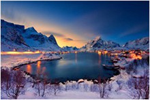  挪威最美的村庄--雷讷图片