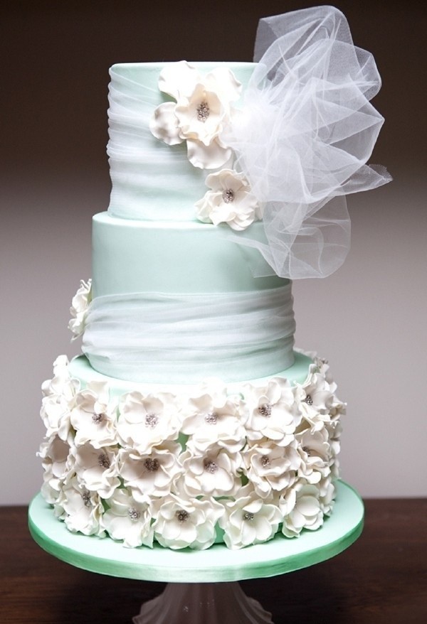 美翻了  唯美创意婚礼蛋糕图片