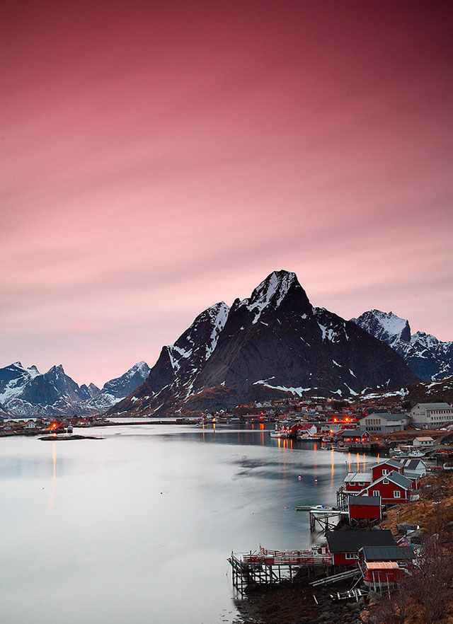 挪威最美的村庄--雷讷图片