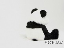  可爱大熊猫的艺术照哈哈640x480待机壁纸