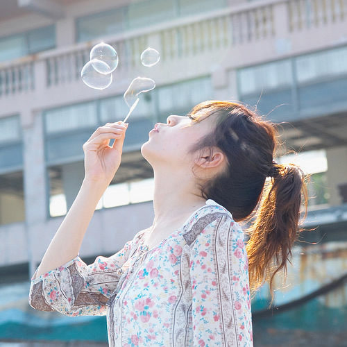 唯美图片青春系唯美女生