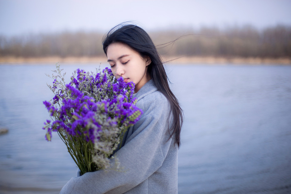 唯美美女北方佳人意境小清新图片