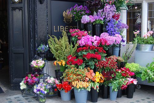 街角温暖的花店