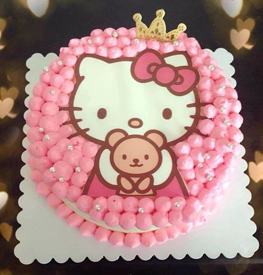 hellokitty蛋糕萌萌哒