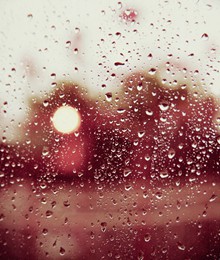  唯美意境朦胧美感雨中风景意境图片