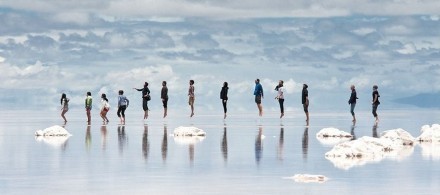 玻利维亚乌尤尼盐湖，此生必去。图片