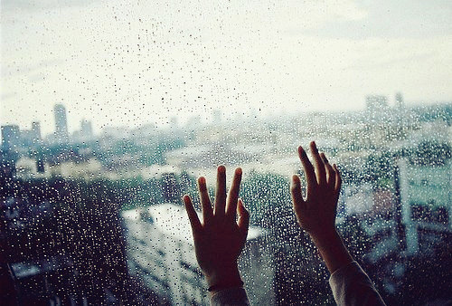 雨水冲刷的记忆图片